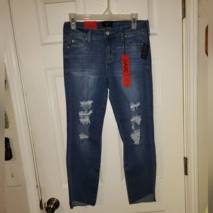 Celebrity Pink Crop Jeans